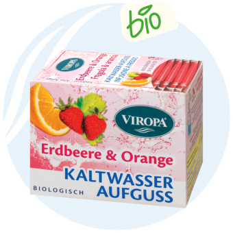 VIROPA Kaltwasser-Aufguss Erdbeere & Orange 