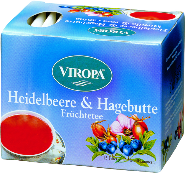 VIROPA Heidelbeere & Hagebutte - Frchtetee 